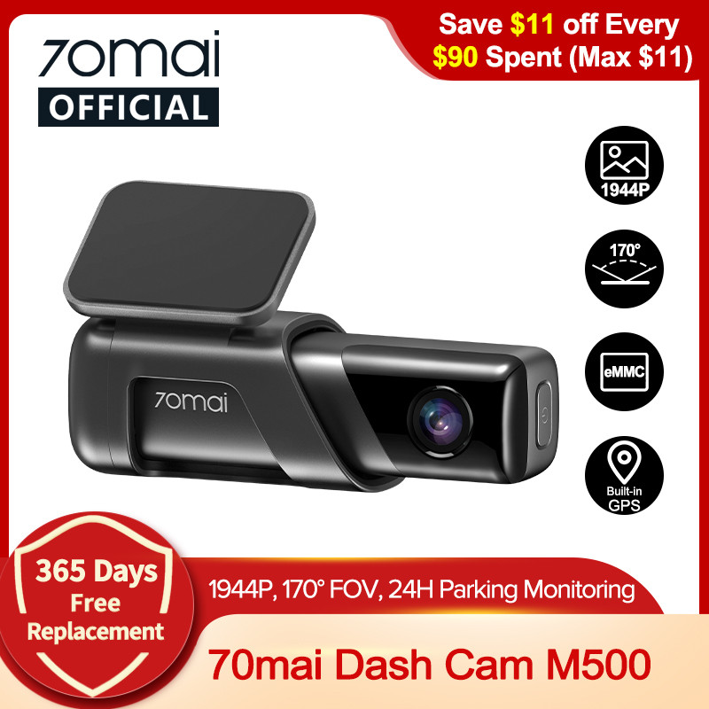 70mai Dash Cam M500 1944P 170FOV 70mai M500 Car DVR Dash Camera