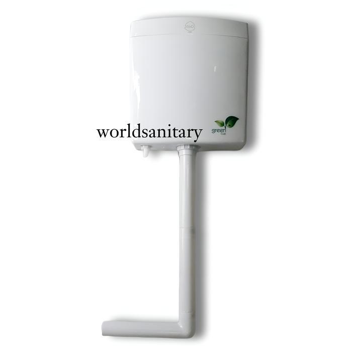 Tangki Closet Jongkok TOTO CE 9 Tabung Closet Dinding Dual Flush