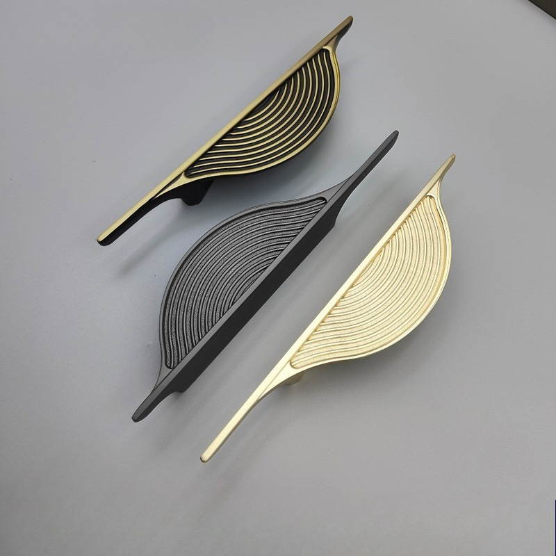 New Chinese Style Semiellipse Furniture Handles Bedroom Wardrobe Dresser Nightstand Handles Kitchen