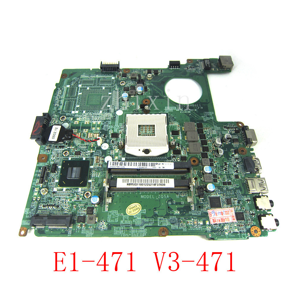 yourui For ACER Aspire E1-431 E1-471 V3-471 E1-471G Laptop motherboard HM77 DAZQSAMB6E1 HM76 Mainboa