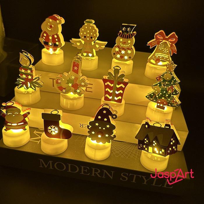 Lampu Natal LED Lilin LED Elektrik Lilin Natal Hias Electric