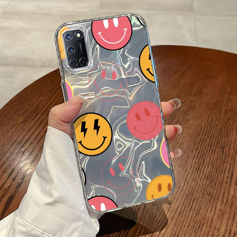 Casing Hp OPPO A52 OPPO A72 OPPO A92 Case Casing Pola Bunga Kaminya HP Kasing Kasus ponsel transpara