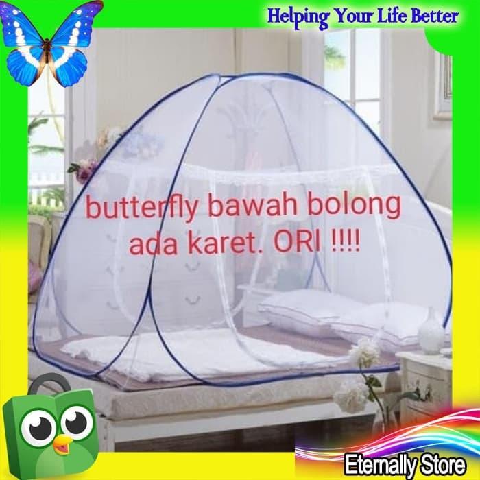 Kelambu Lipat Anti Nyamuk Klambu Tempat Tidur Bayi Murah Ukuran Besar Promo Premium