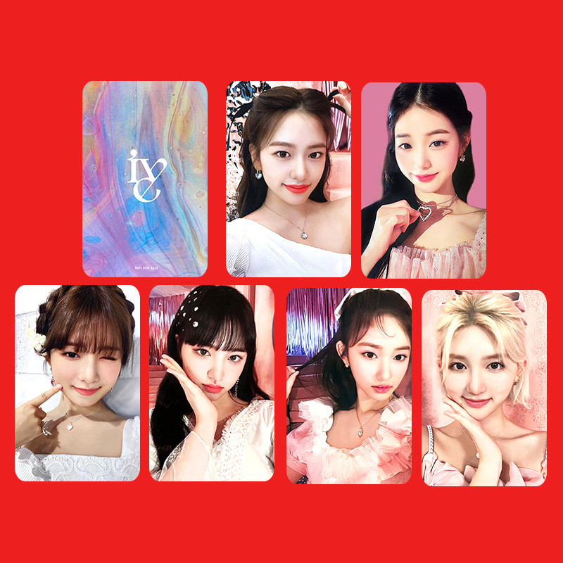 New KPOP IVE  Lomo Cards ELEVEN Photocards Album LIZ Girls Group Eleven Fans Collection Gift Postcar