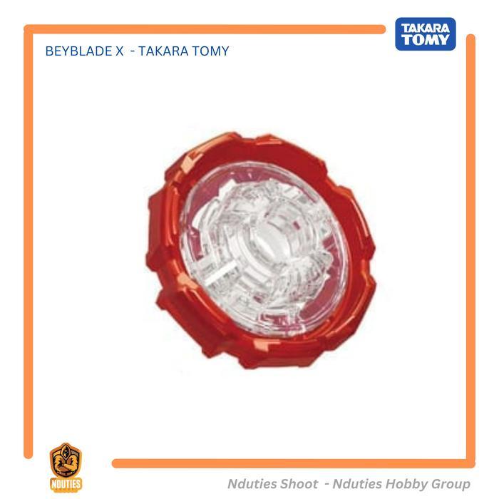 Ux-10 Beyblade X Ratchet 7-70 Merah Takara Tomy Original Kode 812