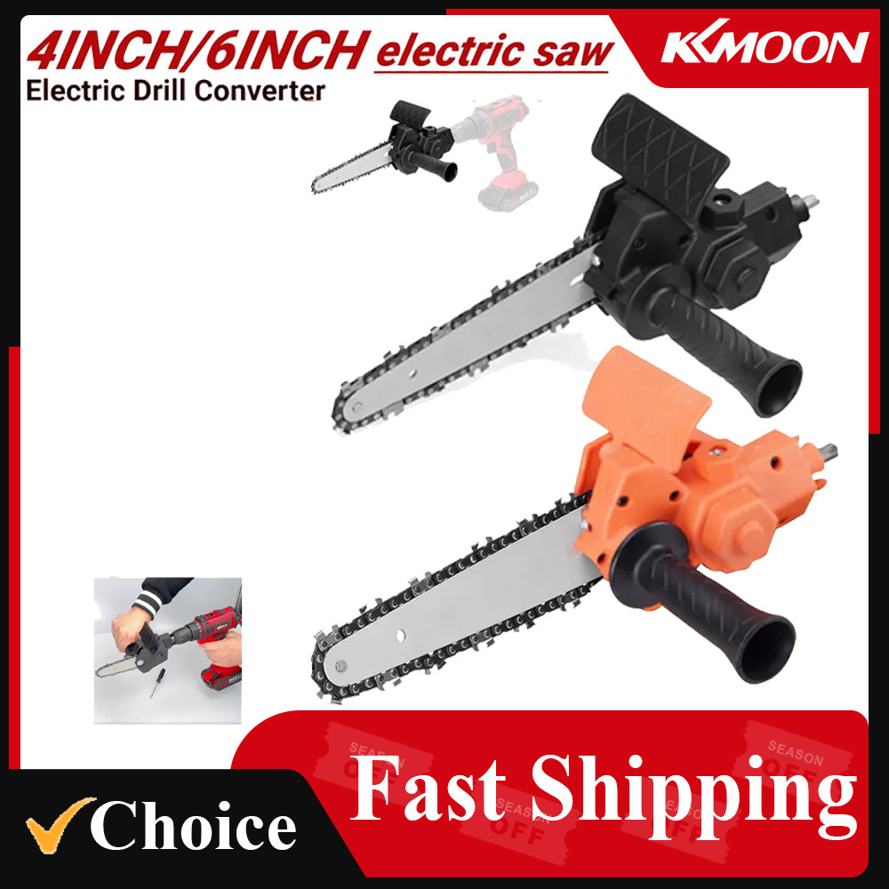 4 Inch 6 Inch Chainsaw Electric Drill Modified To Electric Chainsaw