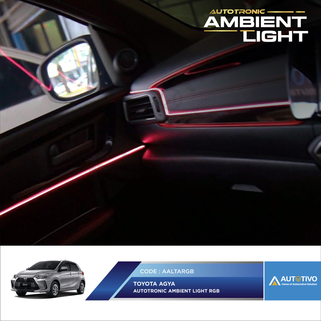 Ambient Light RGB Agya Lampu Mobil interior Universal