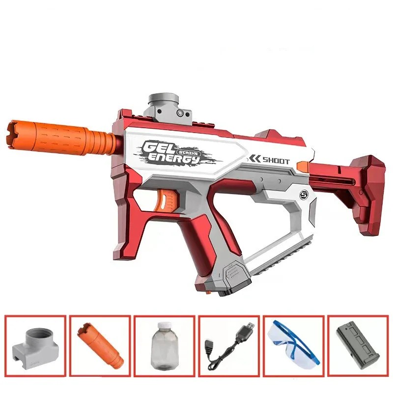 Automatic Electric Space Gun Toy Gel Ball Blaster Automatic Space Outdoor Shooting Game Gun