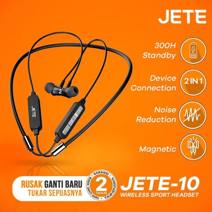 HEADSET HEADPHONE HANDSFREE EARPHONE BLUETOOTH JETE-10