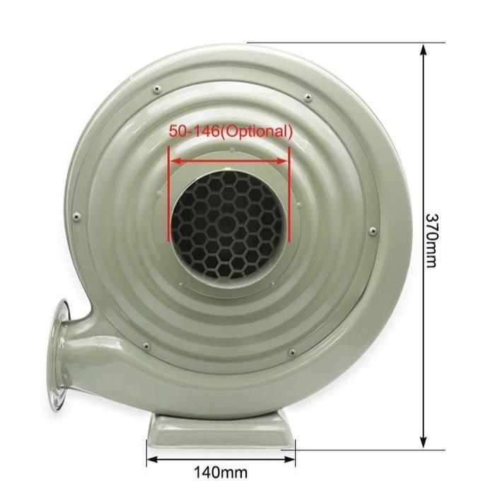 Zaiku Co2 Laser Exhaust Blower Fan Kipas Pembuangan Angin