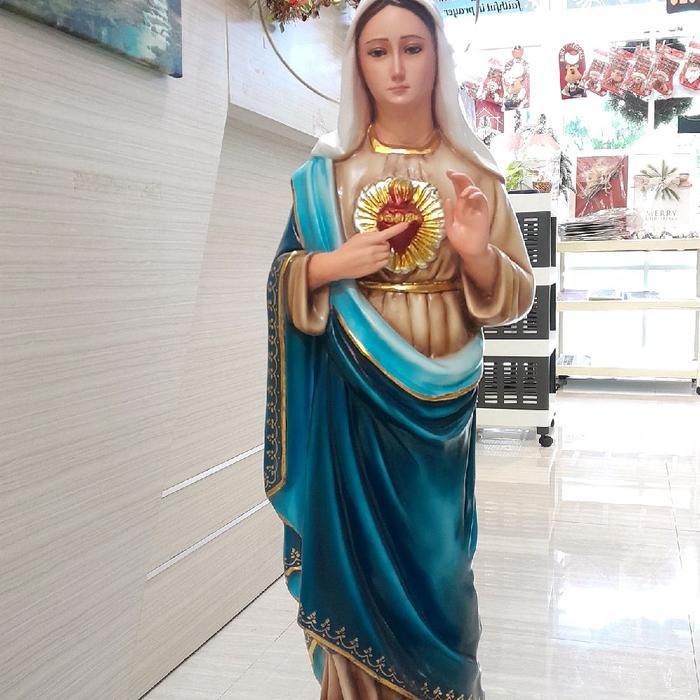 Patung Bunda Maria Hati kudus 80cm
