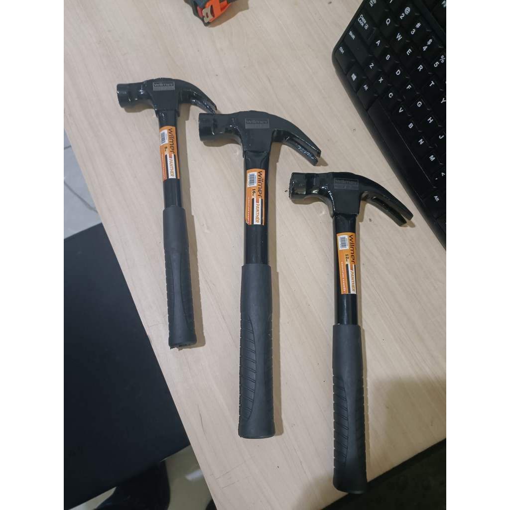 Palu Kambing Hitam Palu Baja Hammer Martil Gagang Besi 16 Oz Palu Magnet Multifungsi Cabut Paku