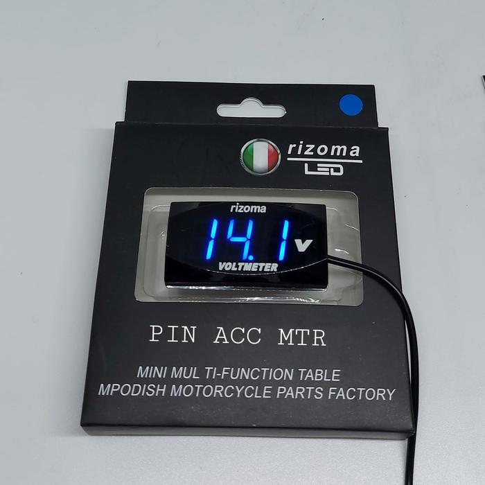 VOLT METER RIZOMA - VOLT METER AKI - PENGUKUR DAYA AKI - VOLT METER 12
