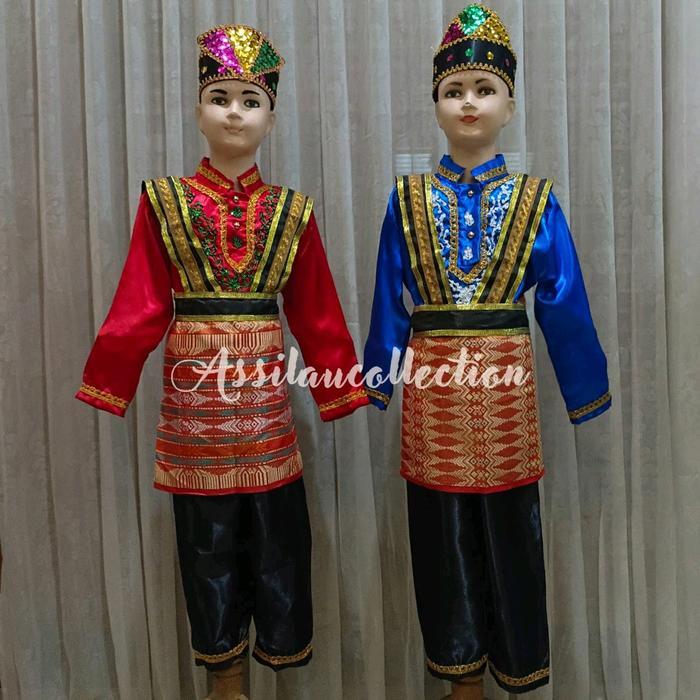Baju Tari saman aceh anak satuan (cewek/cowok)