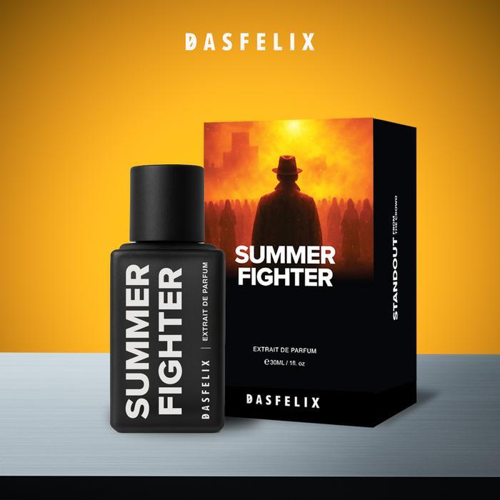 New Dasfelix Summer Fighter - Extrait de Parfum - Parfum Pria Tahan Lama - Aroma Segar Citrus