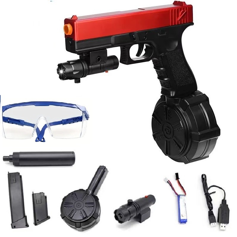 Electric Water Gel Ball Pistol Toy Gun Hydrogel Electric Paintball Gun for Adults Boys Outdoor Cs