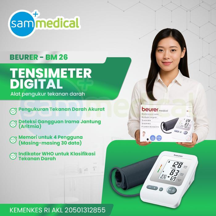 Beurer Tensimeter Digital Tensi Digital Bm 26 / Tensimeter Digital Alat Ukur Tensi Tekanan Darah