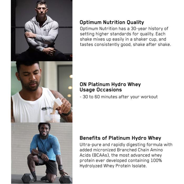 lk5v- Optimum Nutrition Platinum Hydro Whey Vanilla 3.61 Lb Free Shaker