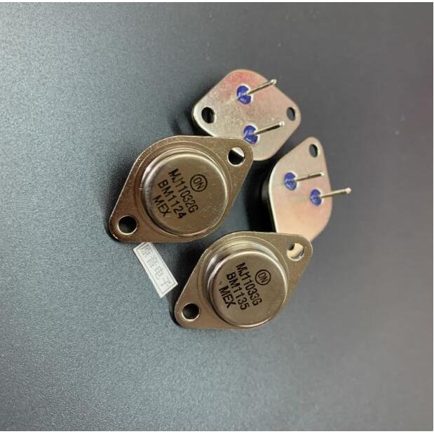 2Pair/Lot Original Mj11032G Mj11033G 50A/120V/300W Gold Sealed Audio Pair Tube Darlington Bipolar