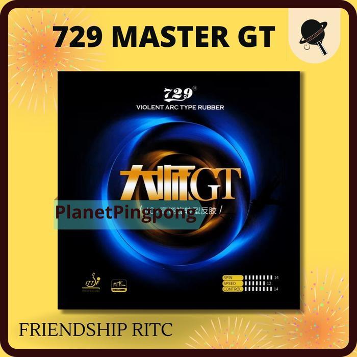 729 GRAND MASTER GT FRIENDHIP RITC KARET BET PINGPONG TENIS MEJA