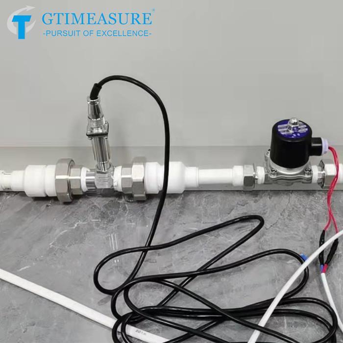 High Accuracy Turbine Flow Meter Male Thread Ss304 Sensor Water Diesel Alcohol Gasoline Hydraulic
