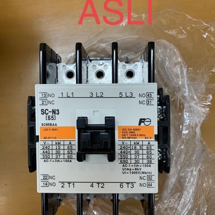 Contactor Kontaktor FUJI SC-N3 sc n3 sc 3n Coil AC 110,220,380 VAC Fuji Electric sc3n sc-3n scn3