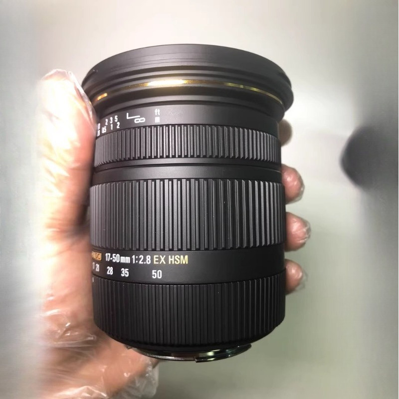 98% New Genuine For Sigma 17-50mm F2.8 EX DC OS HSM wide angle zoom Lens for Canon or for Nikon