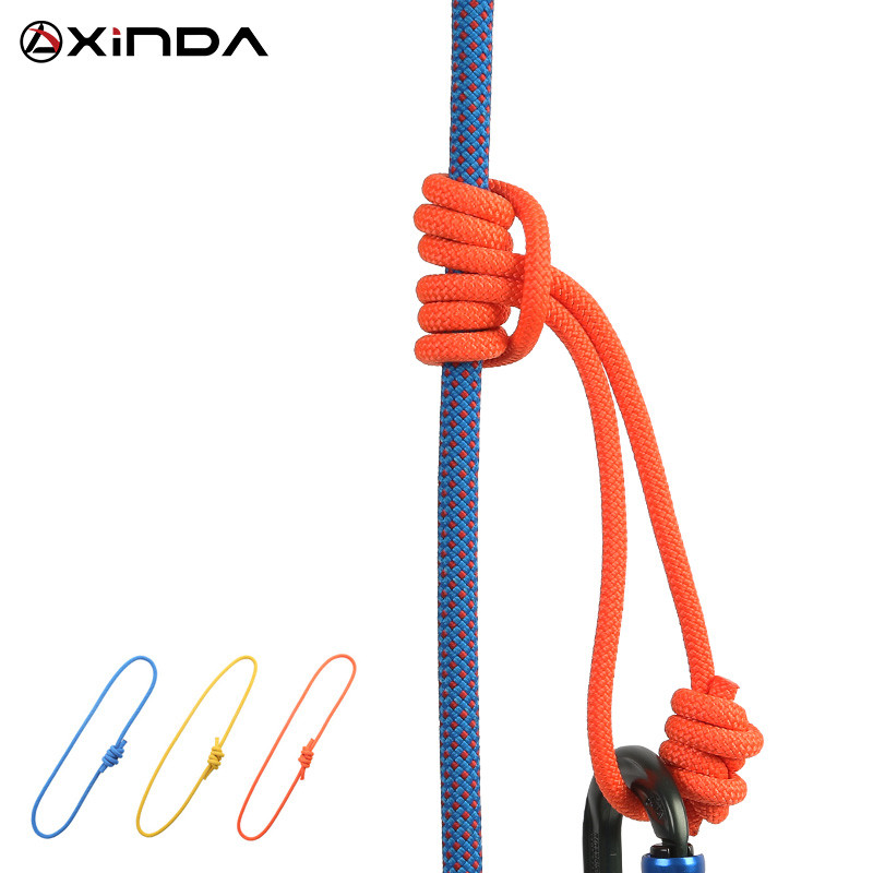 Xinda Outdoor 6Mm Prusik Cord Rope 120Cm Lengthaccessory Rope Durable Heat Resistant Polyester Nylon