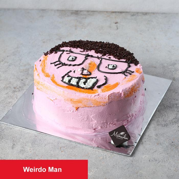 Momolin Bakery Ugly Cake Viral - Kue Ulang Tahun - Birthday Ugly Cake