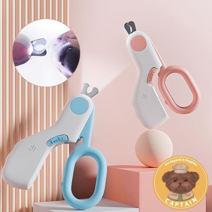 GUNTING KUKU PREMIUM ANJING KUCING DENGAN LAMPU LED