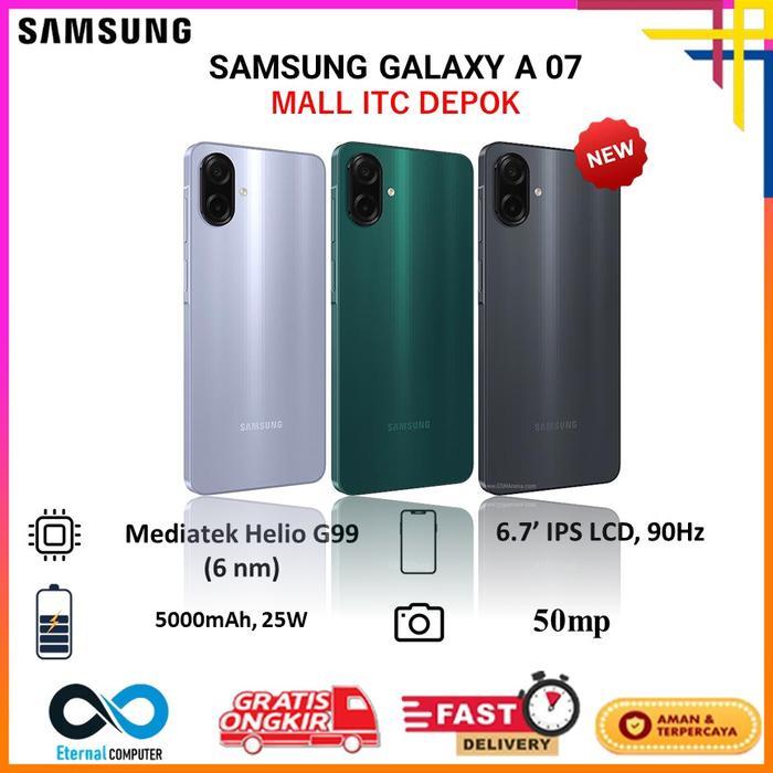 [Voucher] Samsung Galaxy A07 [4/64GB] [4/128GB] [6/128GB] [8/256GB] Mediatek Helio G99 50MP Camera