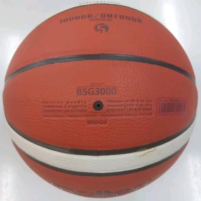 2n5h- Bola Basket Bg3000 - Basket Molten Bg 3000 Original Perbasi Molten