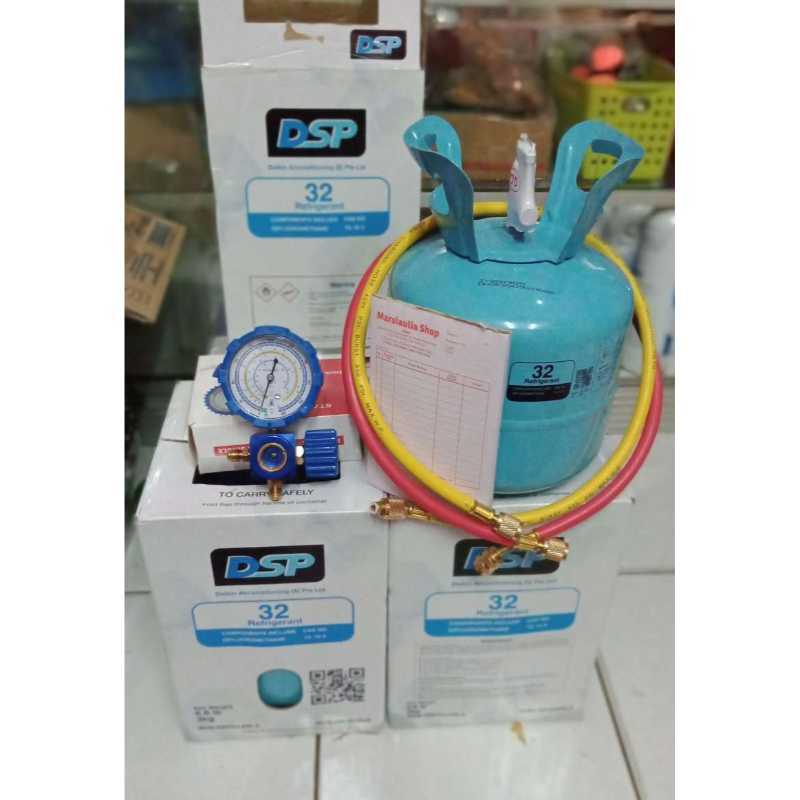 Paket Freon Ac anda R32 Daikin DSP 3 Kg tabung kecil r32 tinggal pakai langsung dingin UTK LUAR JAWA