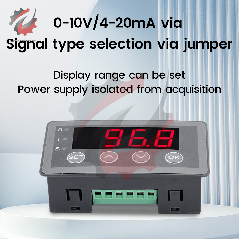 Four Wire Analog Input Display Table DC 8-25V Digital Display Meter 0-10V 0-20mA 2-10V 4-20mA Pressu