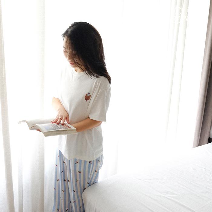 Santaibju- Eclair Sleepwear - Mon Cherie T-Shirt Pajamas Set