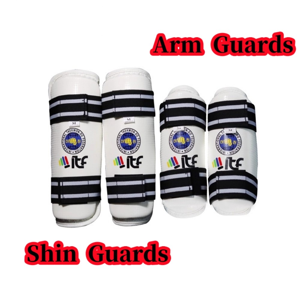 ITF Taekwondo Protective Gear Full Set Arm Leg Protection Adult Child Protector Suit Gear Fighting