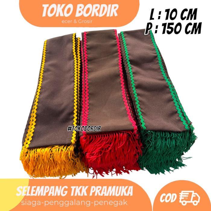Selendang TKK Pramuka / Selempang Tetampan Tkk Pramuka ( Lengkap )