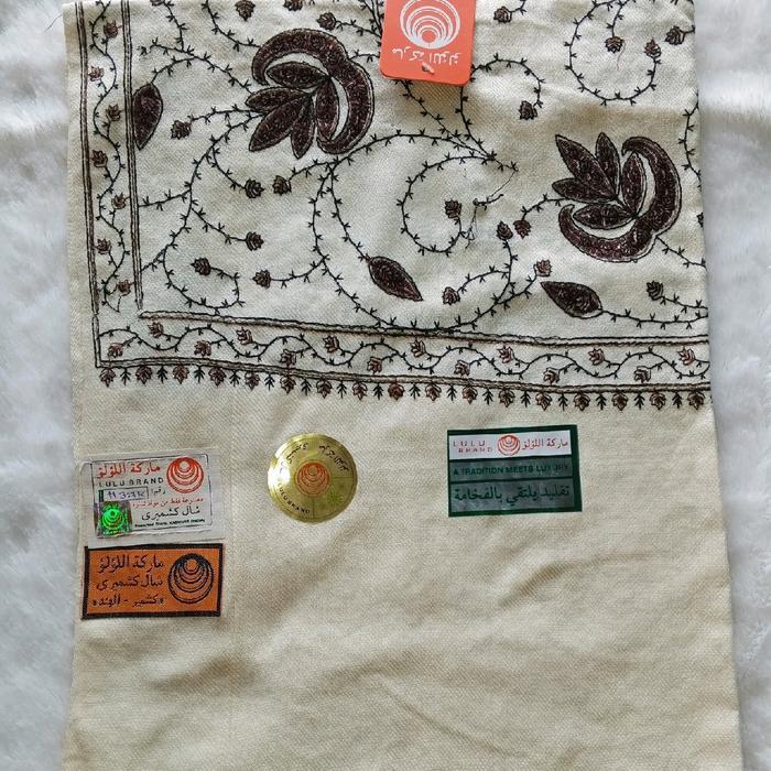 Sorban Kashmiri Elegan motif akar bordir sorban panjang sorban habib kyai palid sorban tactical