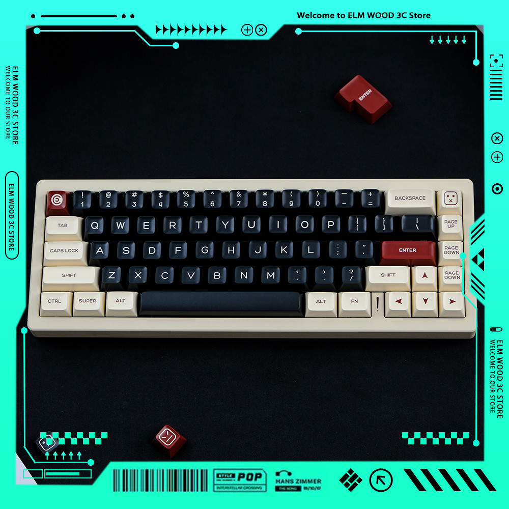 Creative PBT Mechanical Keyboard Keycaps Set Gaming Keycaps For 75 Keys 87 Keys 98 Keys 108 Keys Pc 
