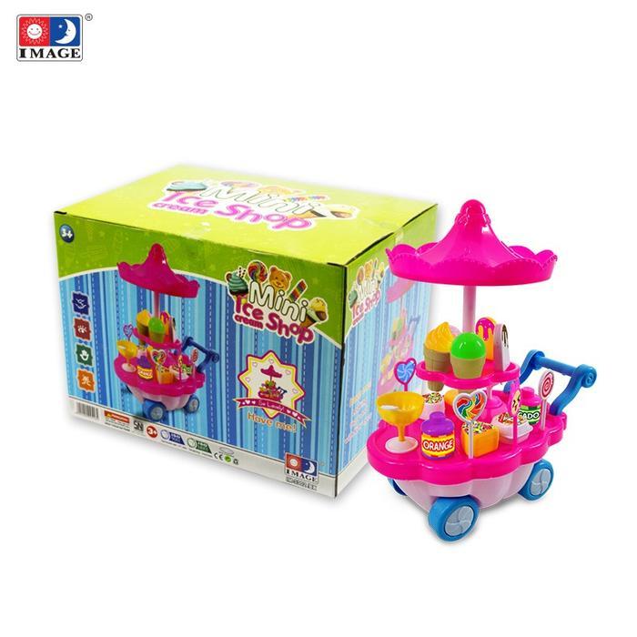 IMAGE TOYS mainan Ice Cream Play Set " L " [ Box ]