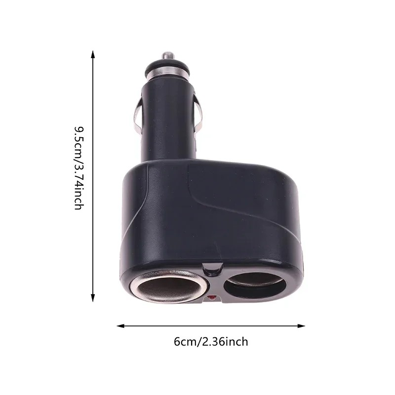 12V Dual Lighter Sockets Car Charger Splitter Lighter Splitter Cigar Lighter Double Dual Adapter Car