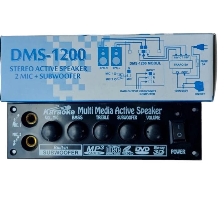 Kit Pcb Aktif Aktive Amplifier Echo Mic Subwoofer Karaoke Subw Stereo Terlaris