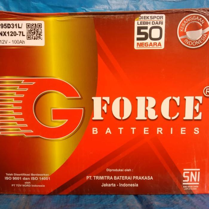 Cuci Gudang AKI G-FORCE CONV NX 120 -7L (12V -100 Ah)