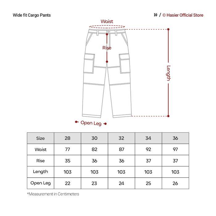 TERMURAH Wide fit Cargo Pants Celana Cargo Pria READY STOCK