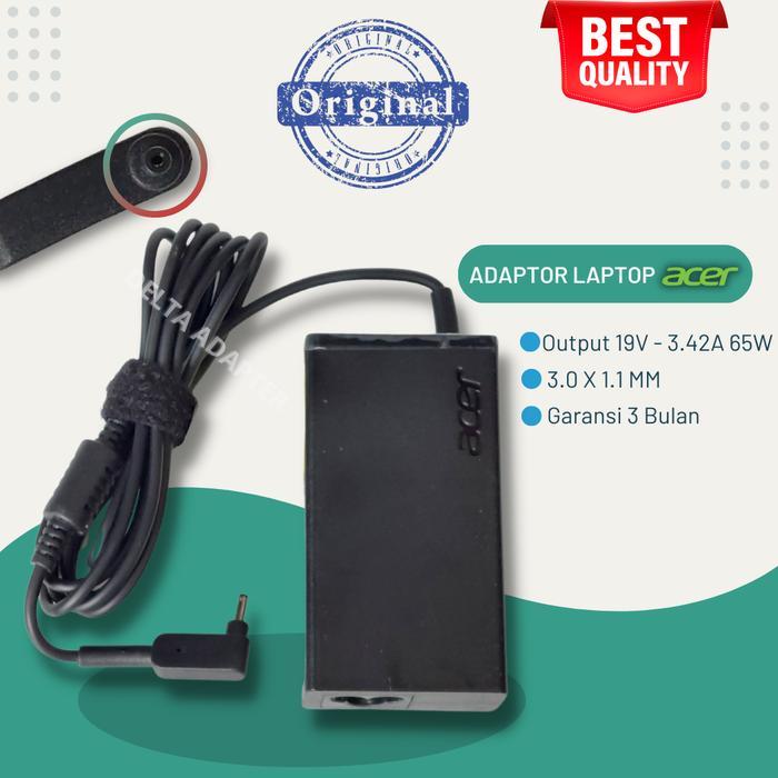 Murah Ori Adaptor Charger Laptop Acer Pa-1650-86 Pa-700-02 Kp.06503.002 Terlariss 