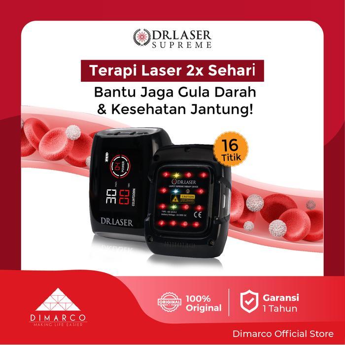 Dr Laser Supreme 16 Titik Alat Terapi Kesehatan Kolesterol Diabetes