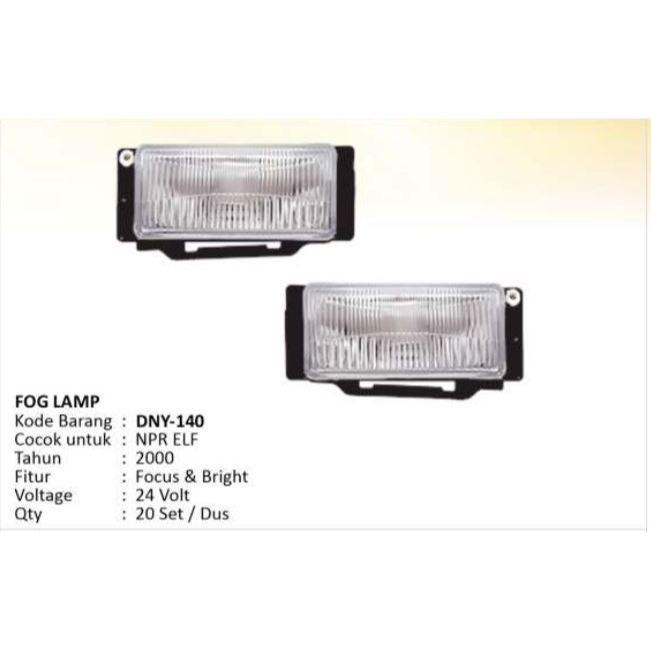 Dny Fog Lamp Lampu Kabut Untuk Isuzu Panther Npr Elf 2000 Set Original 140