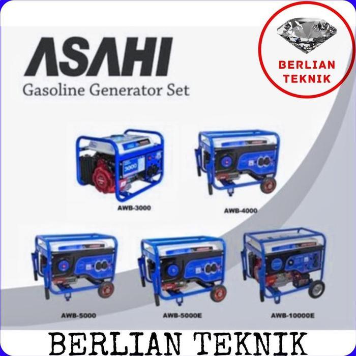 Gasoline Generator Mesin Genset Bensin Asahi 3000 / 1000 Watt