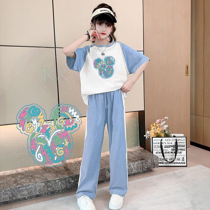 Setelan Celana Panjang Anak Perempuan - Oneset Anak 3-12 Tahun - Setcel Anak Perempuan Original