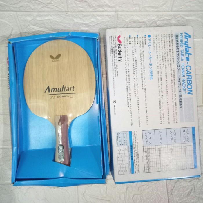 STOK TERBATAS  BAT PINGPONG KAYU BUTTERFLY AMULTART ZL CARBON FELLOW 300 TERJANGKAU